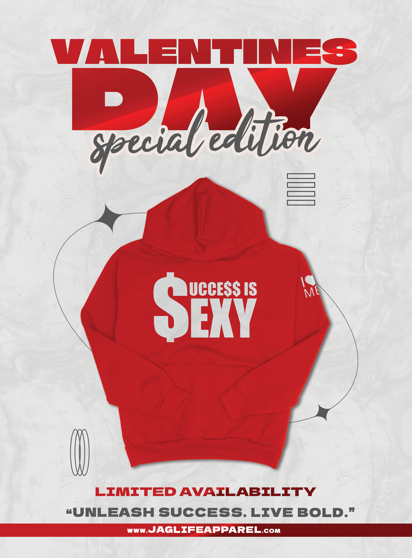 Success is Sexy Hoodie | Valentines Day Edition